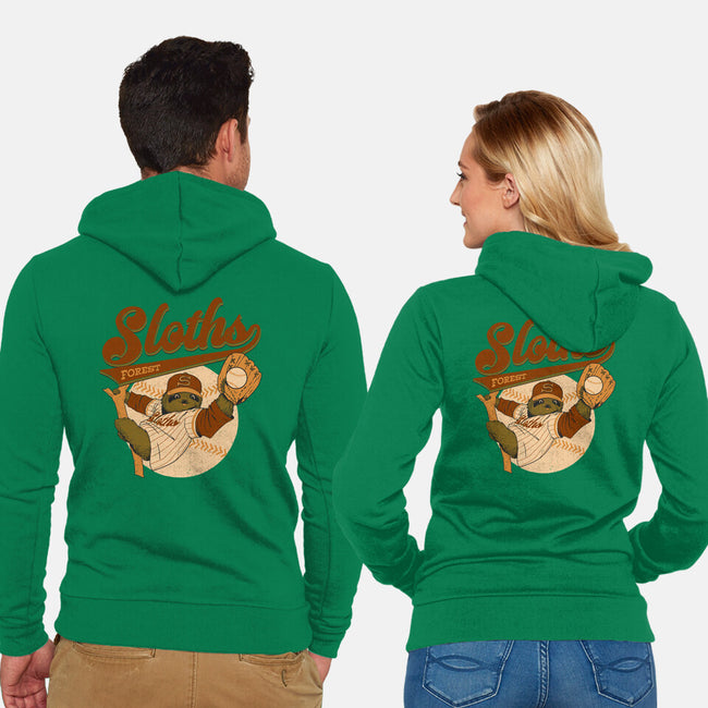 Go Sloths-Unisex-Zip-Up-Sweatshirt-Hafaell