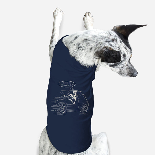 The Way To Hell-Dog-Basic-Pet Tank-NMdesign