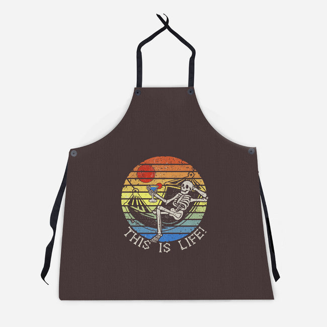 This Is Life-Unisex-Kitchen-Apron-NMdesign