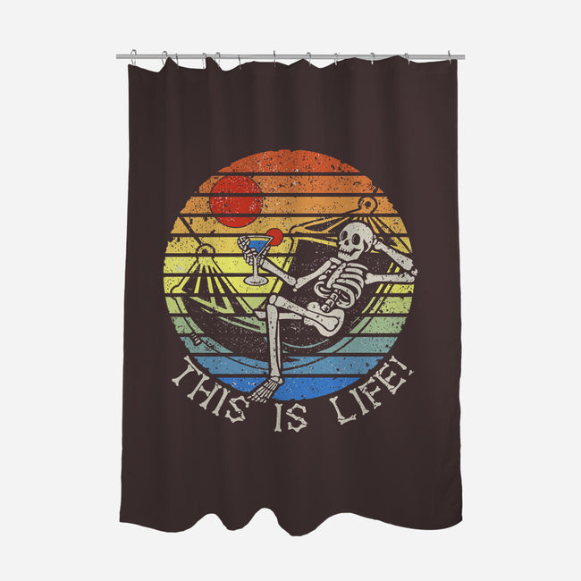 This Is Life-None-Polyester-Shower Curtain-NMdesign