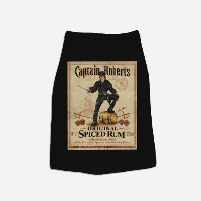 Captain Roberts Spiced Rum-Dog-Basic-Pet Tank-NMdesign