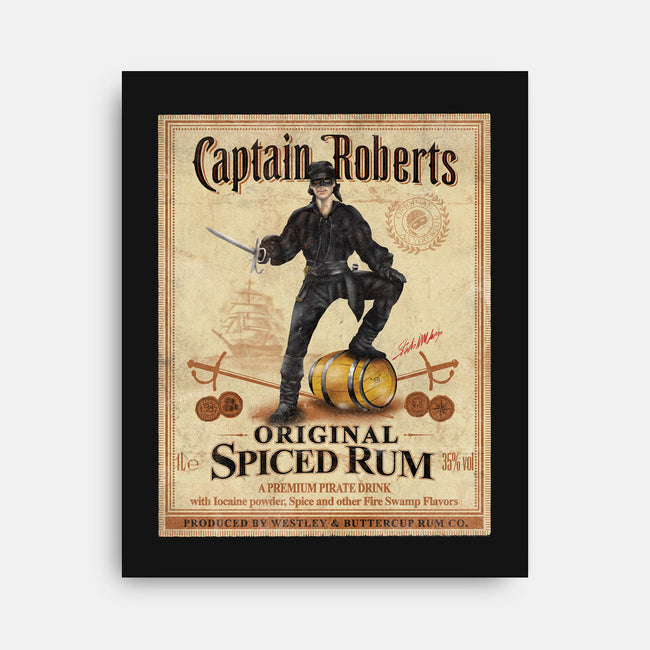 Captain Roberts Spiced Rum-None-Stretched-Canvas-NMdesign