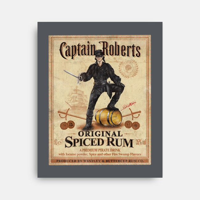 Captain Roberts Spiced Rum-None-Stretched-Canvas-NMdesign