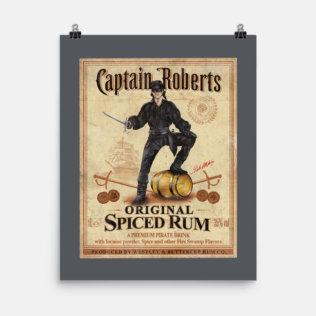 Captain Roberts Spiced Rum-None-Matte-Poster-NMdesign