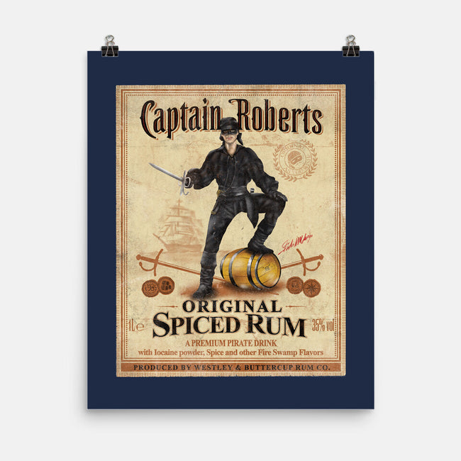 Captain Roberts Spiced Rum-None-Matte-Poster-NMdesign