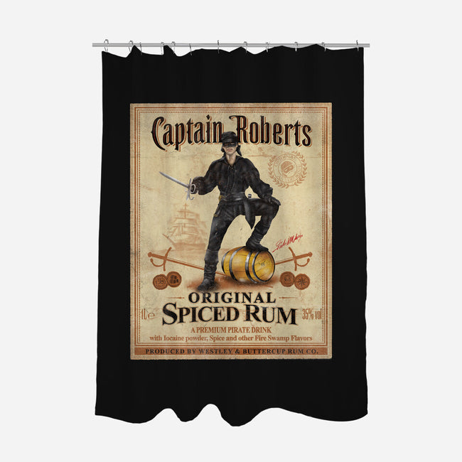 Captain Roberts Spiced Rum-None-Polyester-Shower Curtain-NMdesign