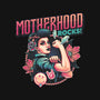 Motherhood Rocks-Womens-Fitted-Tee-momma_gorilla