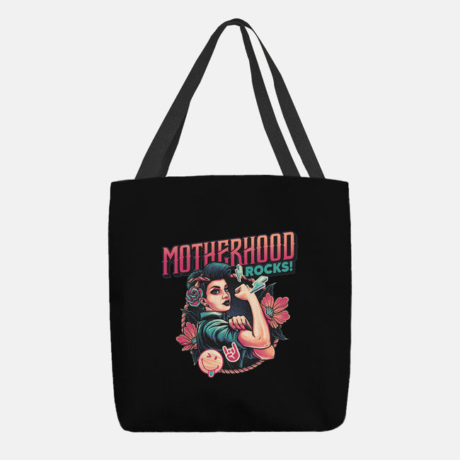 Motherhood Rocks-None-Basic Tote-Bag-momma_gorilla