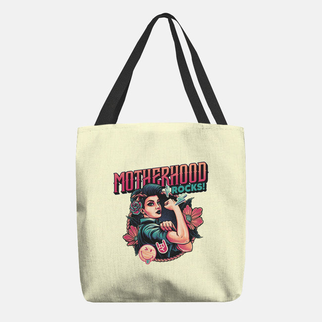 Motherhood Rocks-None-Basic Tote-Bag-momma_gorilla