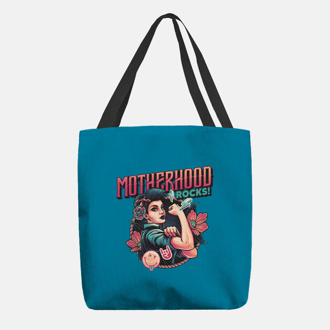 Motherhood Rocks-None-Basic Tote-Bag-momma_gorilla