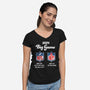 Big Game-Womens-V-Neck-Tee-teefury