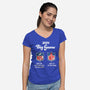 Big Game-Womens-V-Neck-Tee-teefury