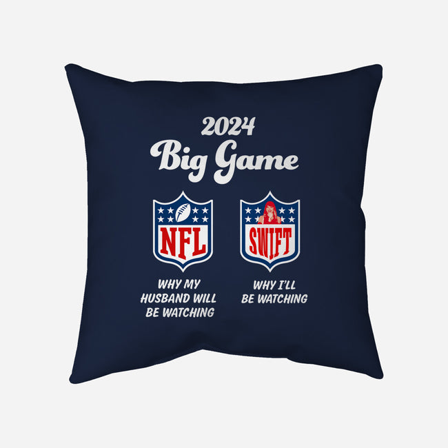 Big Game-None-Removable Cover-Throw Pillow-teefury