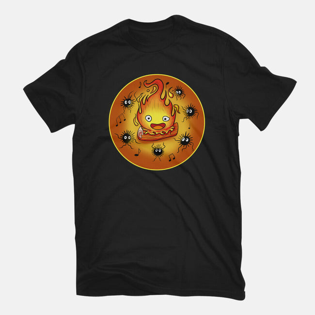 Dance Of Fire-Womens-Fitted-Tee-nickzzarto