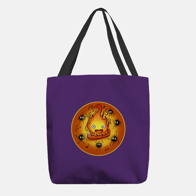 Dance Of Fire-None-Basic Tote-Bag-nickzzarto