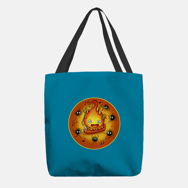 Dance Of Fire-None-Basic Tote-Bag-nickzzarto