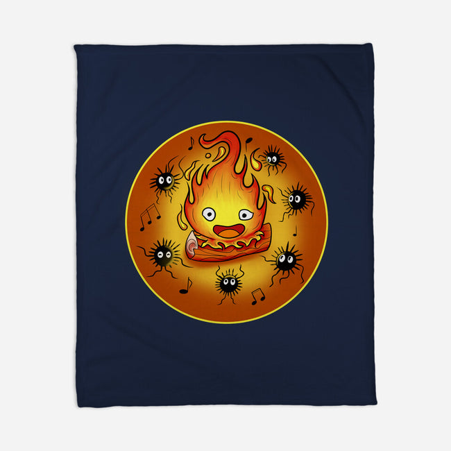 Dance Of Fire-None-Fleece-Blanket-nickzzarto