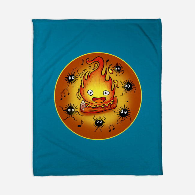 Dance Of Fire-None-Fleece-Blanket-nickzzarto