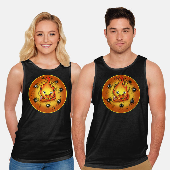 Dance Of Fire-Unisex-Basic-Tank-nickzzarto