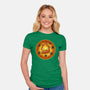 Dance Of Fire-Womens-Fitted-Tee-nickzzarto