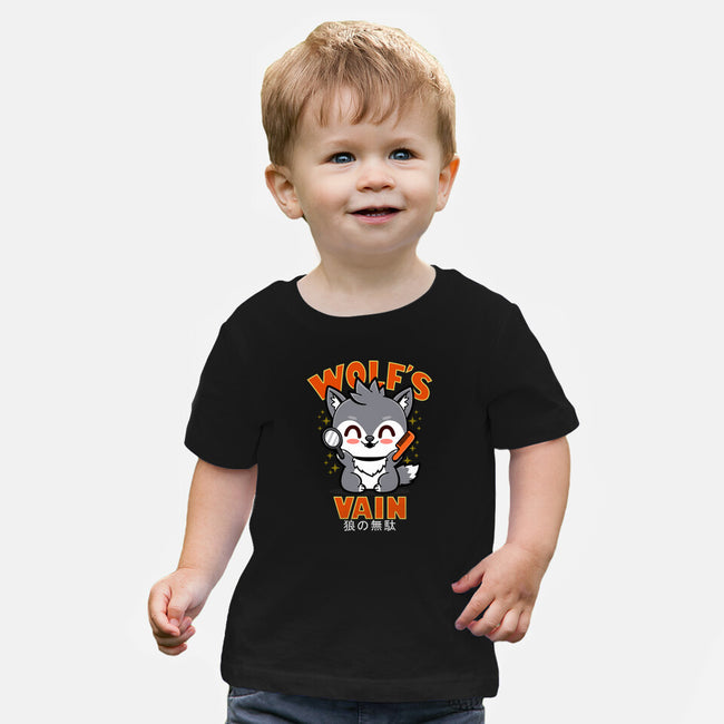 Wolf's Vain-Baby-Basic-Tee-Boggs Nicolas