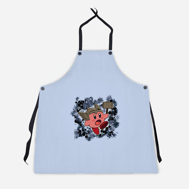 Kirby Krackle-Unisex-Kitchen-Apron-ligerlillie