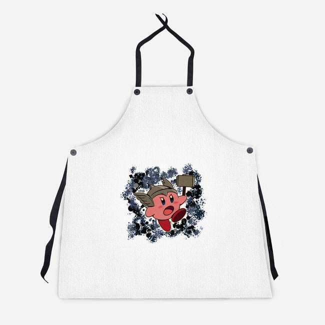 Kirby Krackle-Unisex-Kitchen-Apron-ligerlillie