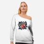 Kirby Krackle-Womens-Off Shoulder-Sweatshirt-ligerlillie