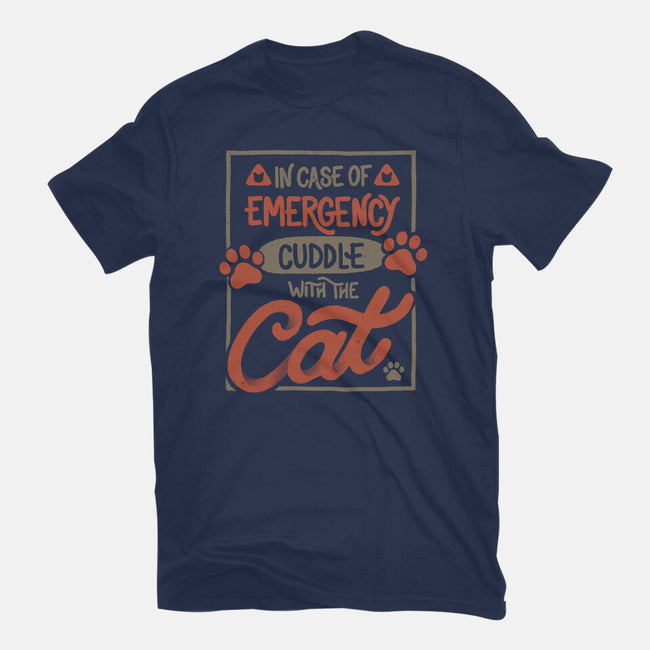 Cuddle With The Cat-Womens-Basic-Tee-tobefonseca