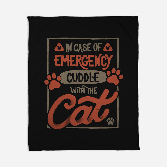 Cuddle With The Cat-None-Fleece-Blanket-tobefonseca