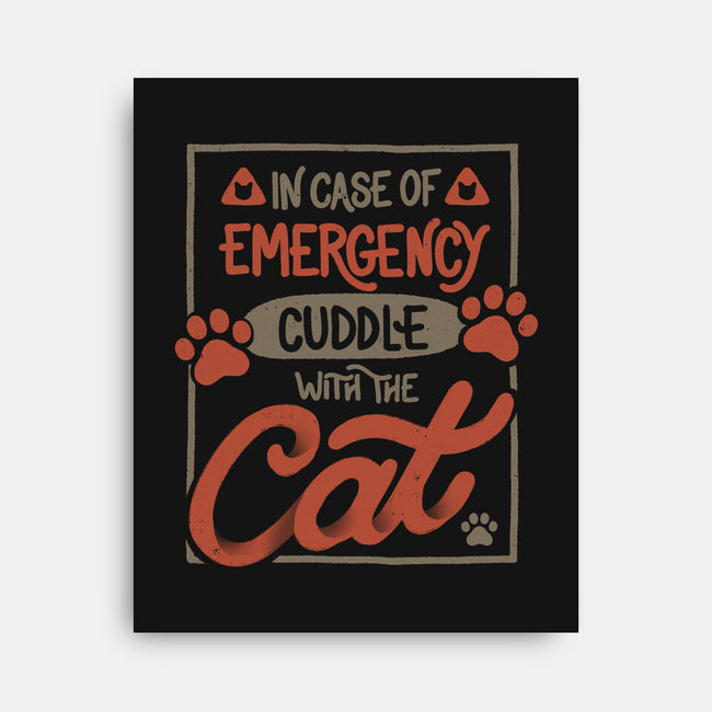 Cuddle With The Cat-None-Stretched-Canvas-tobefonseca