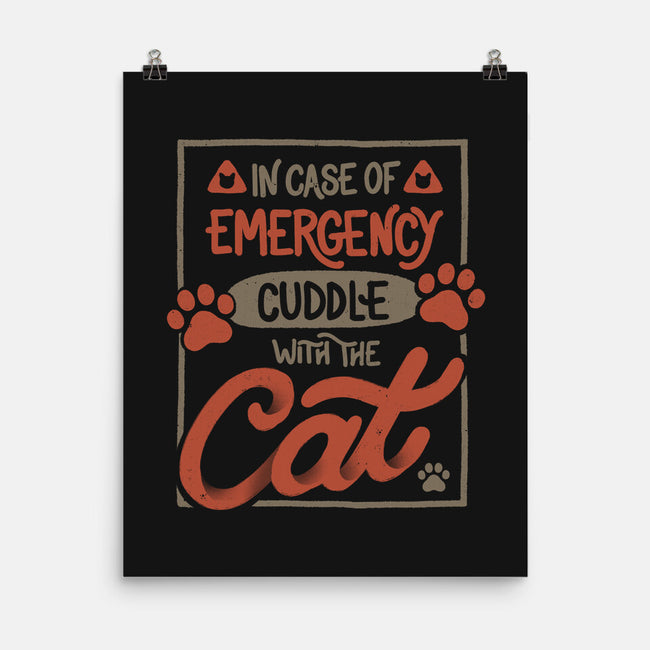 Cuddle With The Cat-None-Matte-Poster-tobefonseca