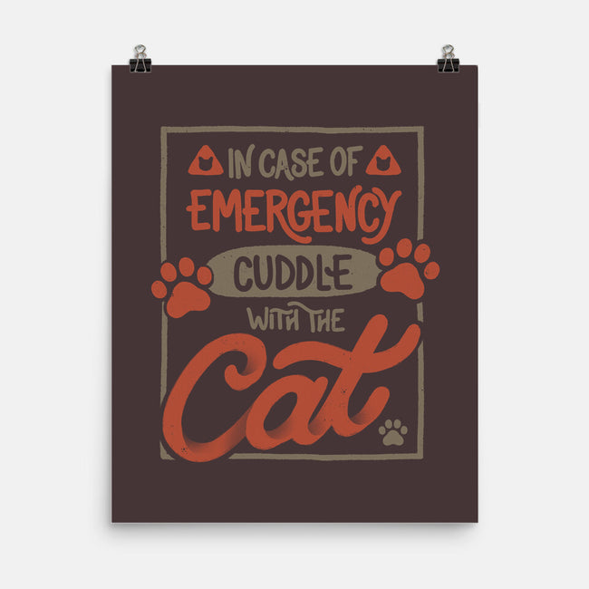 Cuddle With The Cat-None-Matte-Poster-tobefonseca