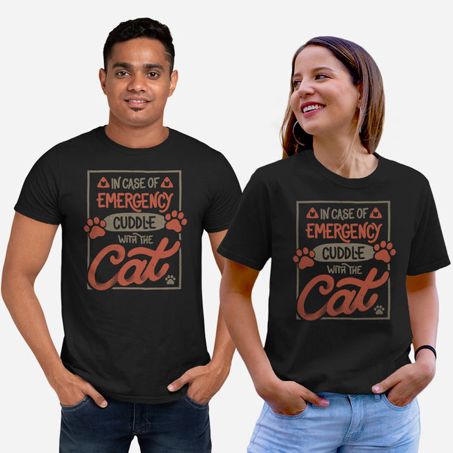 Cuddle With The Cat-Unisex-Basic-Tee-tobefonseca