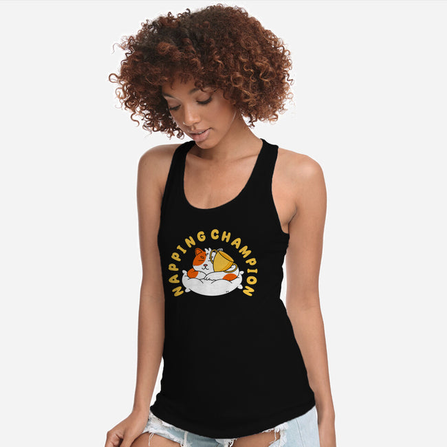 Napping Champion-Womens-Racerback-Tank-Tri haryadi