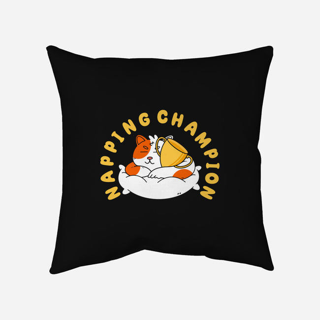 Napping Champion-None-Removable Cover-Throw Pillow-Tri haryadi