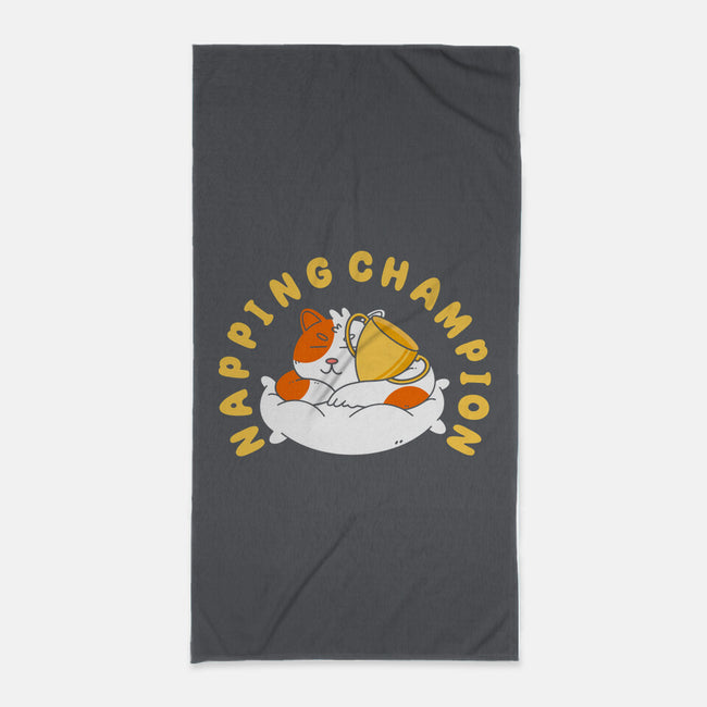 Napping Champion-None-Beach-Towel-Tri haryadi