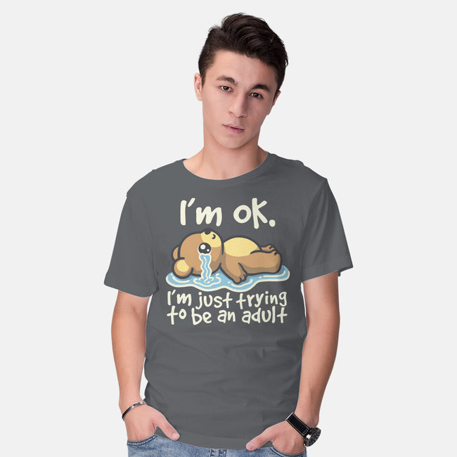 Trying To Be An Adult-Mens-Basic-Tee-NemiMakeit