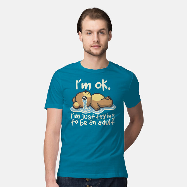 Trying To Be An Adult-Mens-Premium-Tee-NemiMakeit