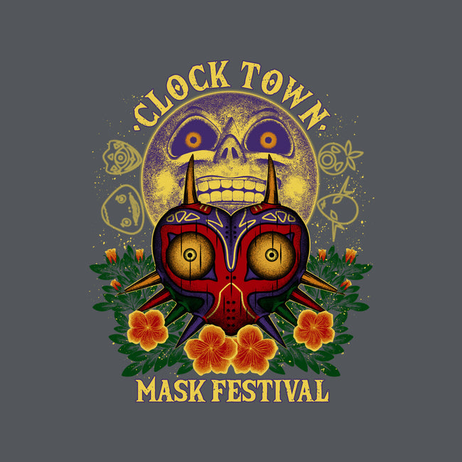 Clock Town Mask Festival-Womens-Fitted-Tee-rmatix