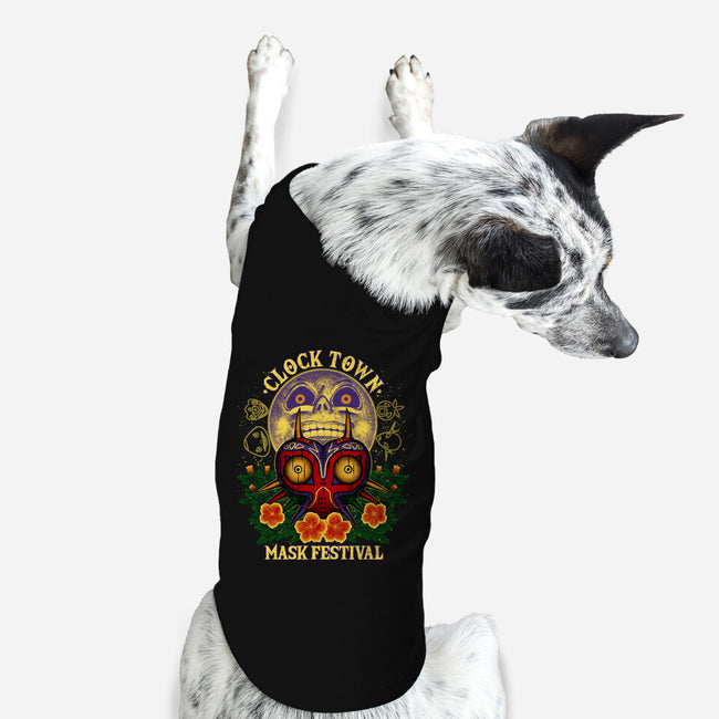 Clock Town Mask Festival-Dog-Basic-Pet Tank-rmatix