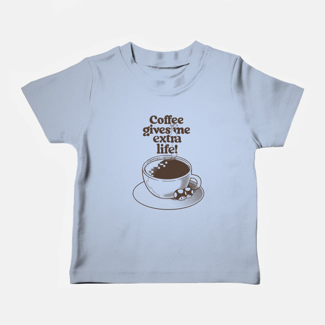 Extra Life Coffee-Baby-Basic-Tee-tobefonseca