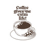 Extra Life Coffee-Unisex-Baseball-Tee-tobefonseca