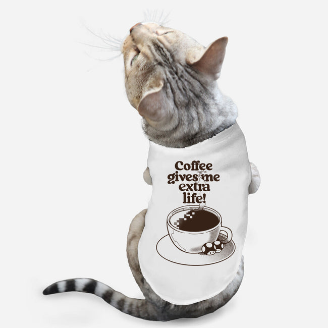 Extra Life Coffee-Cat-Basic-Pet Tank-tobefonseca