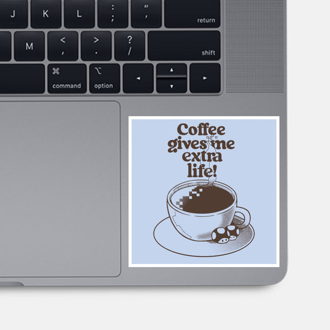 Extra Life Coffee-None-Glossy-Sticker-tobefonseca