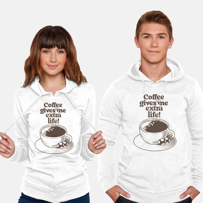 Extra Life Coffee-Unisex-Pullover-Sweatshirt-tobefonseca