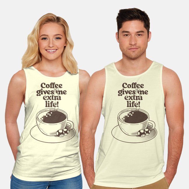 Extra Life Coffee-Unisex-Basic-Tank-tobefonseca