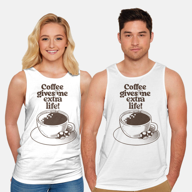 Extra Life Coffee-Unisex-Basic-Tank-tobefonseca