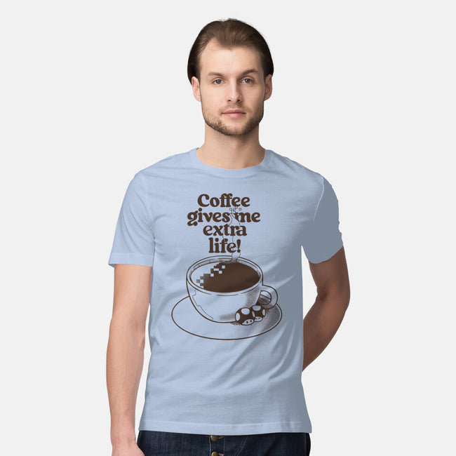 Extra Life Coffee-Mens-Premium-Tee-tobefonseca