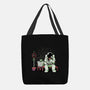 Bus Stop In Space-None-Basic Tote-Bag-tobefonseca